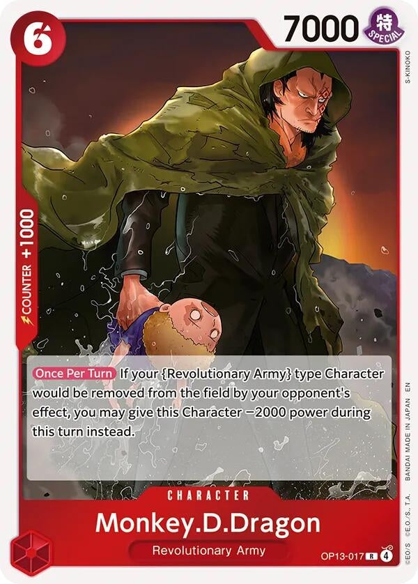Image for Monkey.D.Dragon (OP13-017) (Carrying On His Will) (OP13) - One Piece Card Game