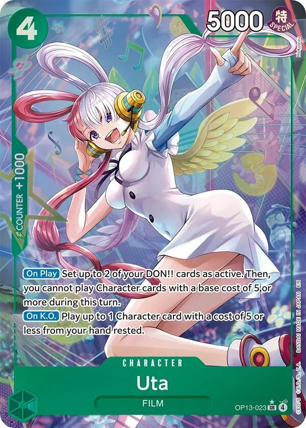 Image for Uta (Alternate Art) (OP13-023) (Carrying On His Will) (OP13) - One Piece Card Game