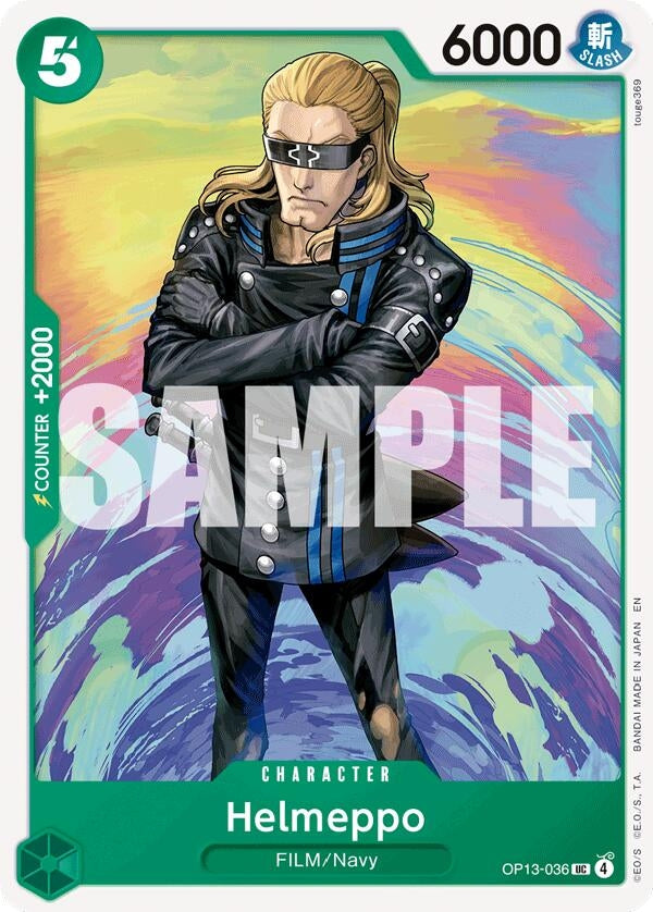 Image for Helmeppo (OP13-036) (Carrying On His Will) (OP13) - One Piece Card Game