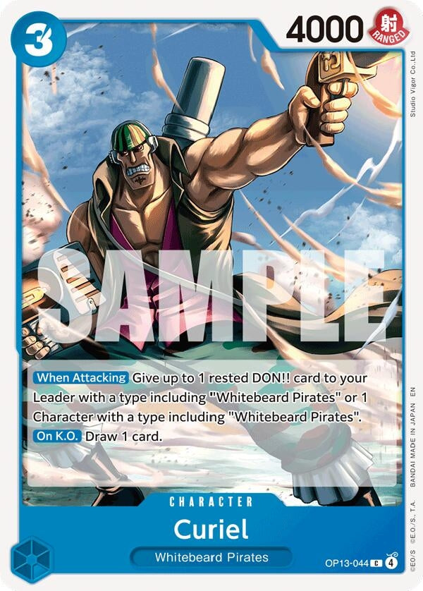 Image for Curiel (OP13-044) (Carrying On His Will) (OP13) - One Piece Card Game