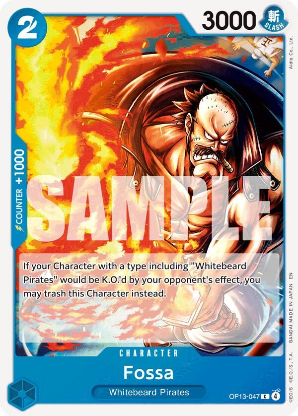 Image for Fossa (OP13-047) (Carrying On His Will) (OP13) - One Piece Card Game