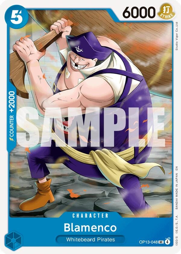 Image for Blamenco (OP13-048) (Carrying On His Will) (OP13) - One Piece Card Game