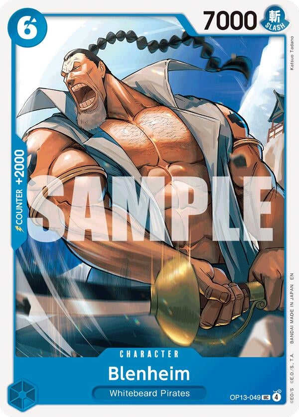 Image for Blenheim (OP13-049) (Carrying On His Will) (OP13) - One Piece Card Game