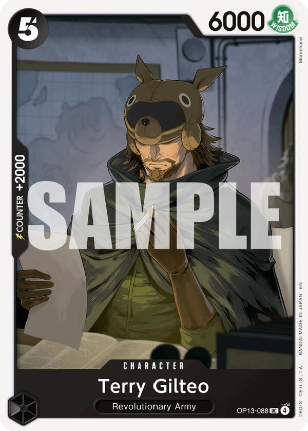 Image for Terry Gilteo (OP13-088) (Carrying On His Will) (OP13) - One Piece Card Game