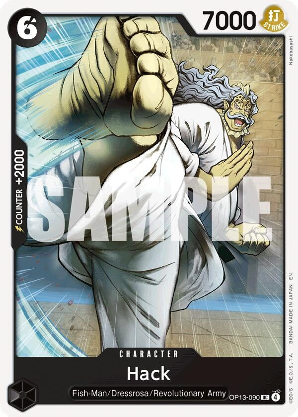 Image for Hack (OP13-090) (Carrying On His Will) (OP13) - One Piece Card Game