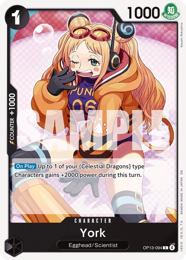Image for York (OP13-094) (Carrying On His Will) (OP13) - One Piece Card Game