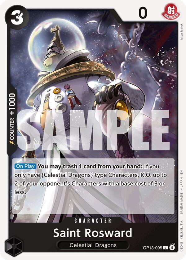 Image for Saint Rosward (OP13-095) (Carrying On His Will) (OP13) - One Piece Card Game