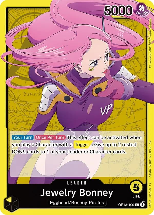 Image for Jewelry Bonney (100) (OP13-100) (Carrying On His Will) (OP13) - One Piece Card Game