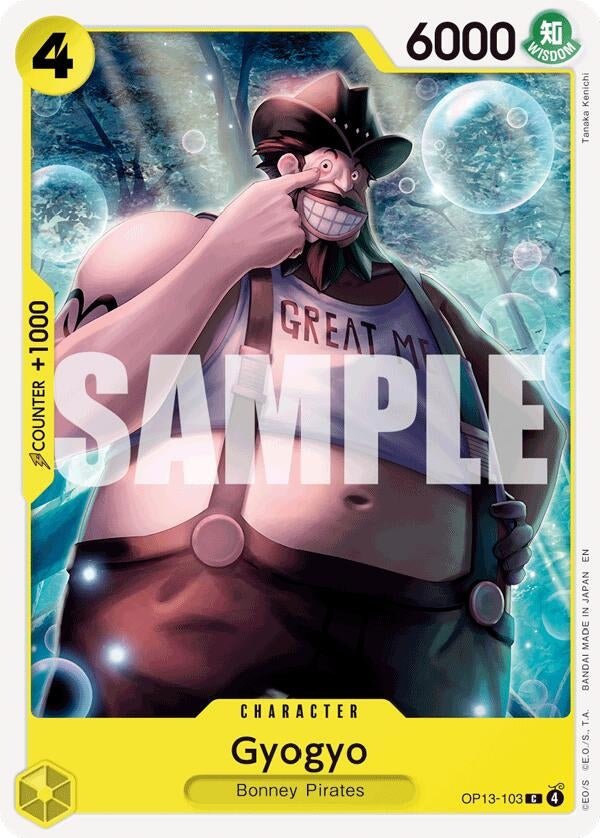 Image for Gyogyo (OP13-103) (Carrying On His Will) (OP13) - One Piece Card Game