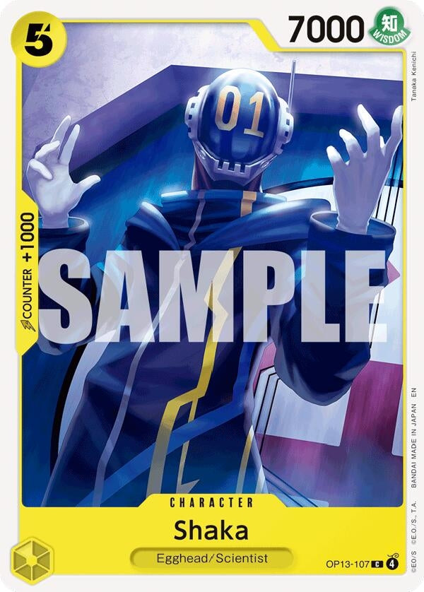 Image for Shaka (OP13-107) (Carrying On His Will) (OP13) - One Piece Card Game