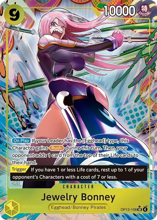Image for Jewelry Bonney (108) (Alternate Art) (OP13-108) (Carrying On His Will) (OP13) - One Piece Card Game