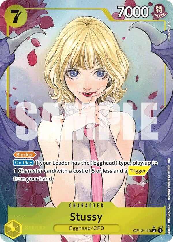 Image for Stussy (Alternate Art) (OP13-110) (Carrying On His Will) (OP13) - One Piece Card Game