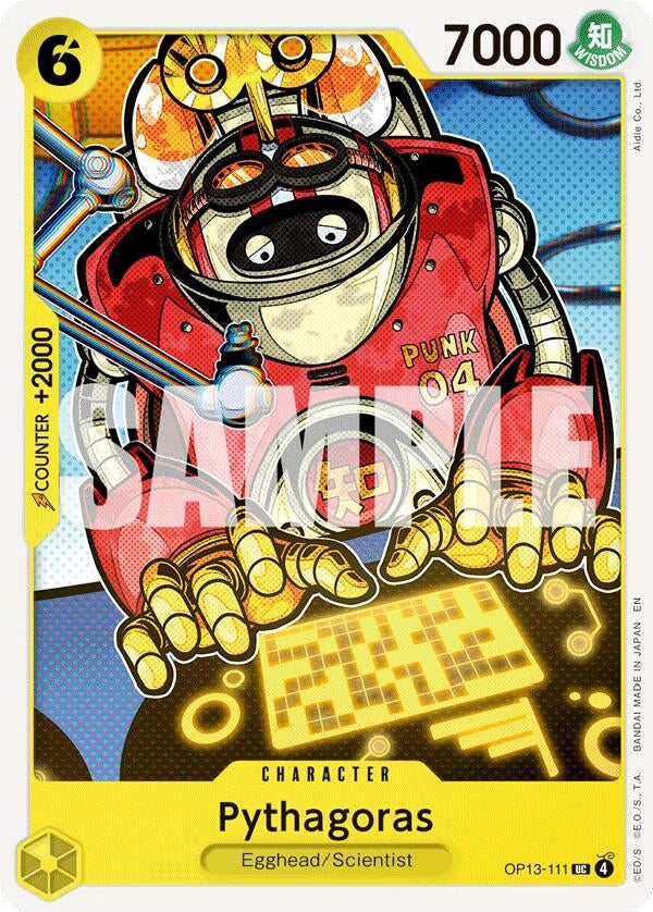Image for Pythagoras (OP13-111) (Carrying On His Will) (OP13) - One Piece Card Game