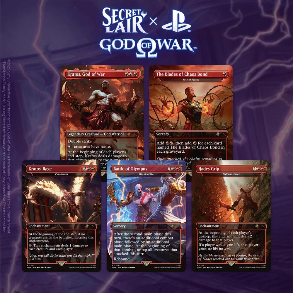 Magic The Gathering | Secret Lair x God of War: Greek | Non-foil - PokeBox USA