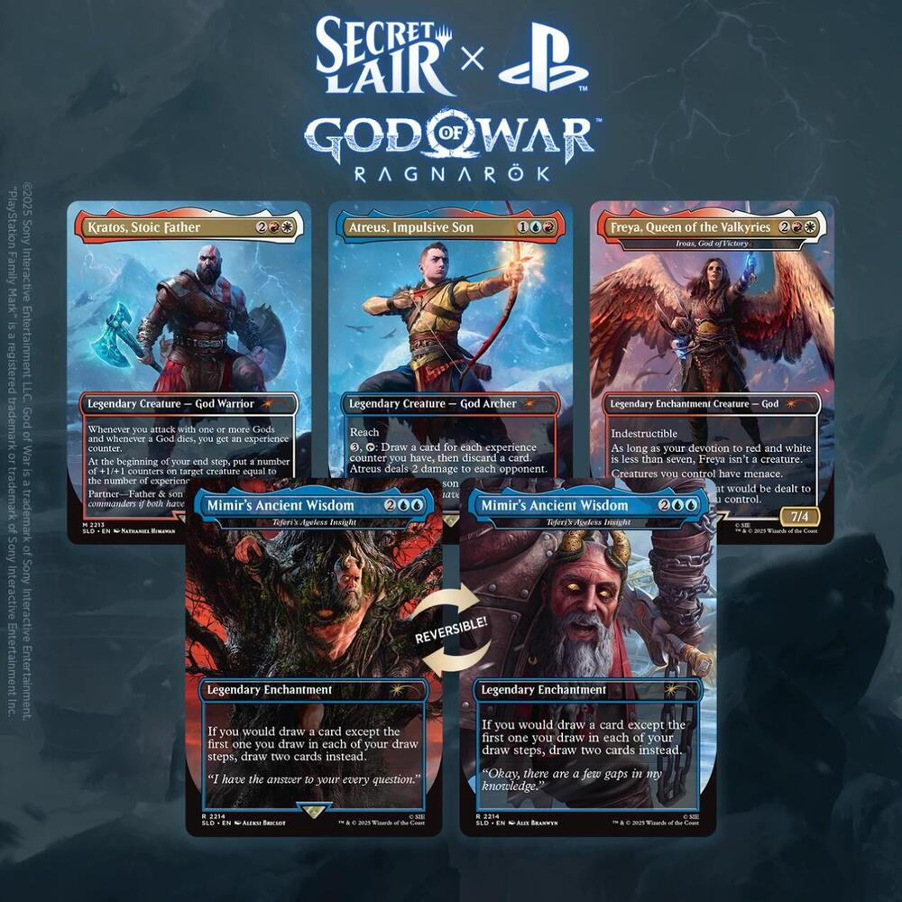 Magic The Gathering | Secret Lair x God of War: Norse | Non-foil - PokeBox USA