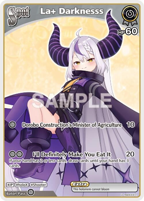 Image for La+ Darknesss (hSD03-011) (SD03: Start Deck: Blue Nekomata Okayu) (SD03E) - Hololive