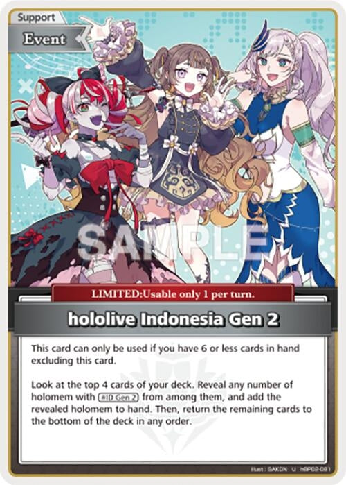 Image for hololive Indonesia Gen 2 (U) (hBP02-081) (Quintet Spectrum) (BP02E) - Hololive