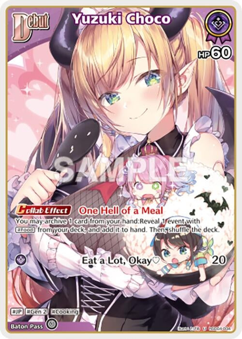 Image for Yuzuki Choco (U) (hSD04-004) (hSD04-004) (SD04: Start Deck: Purple Yuzuki Choco) (SD04E) - Hololive