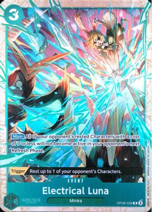 Electrical Luna (Premium Card Collection -Best Selection Vol. 5-) (OP08-036) (One Piece Promotion Cards) (OP-PR)