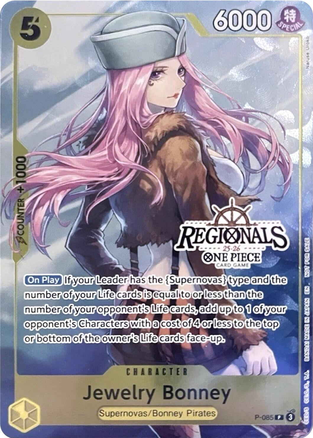 Image for Jewelry Bonney (CS 25-26 Regionals Textured Chase Promo) (P-085) (One Piece Promotion Cards) (OP-PR) - One Piece Card Game