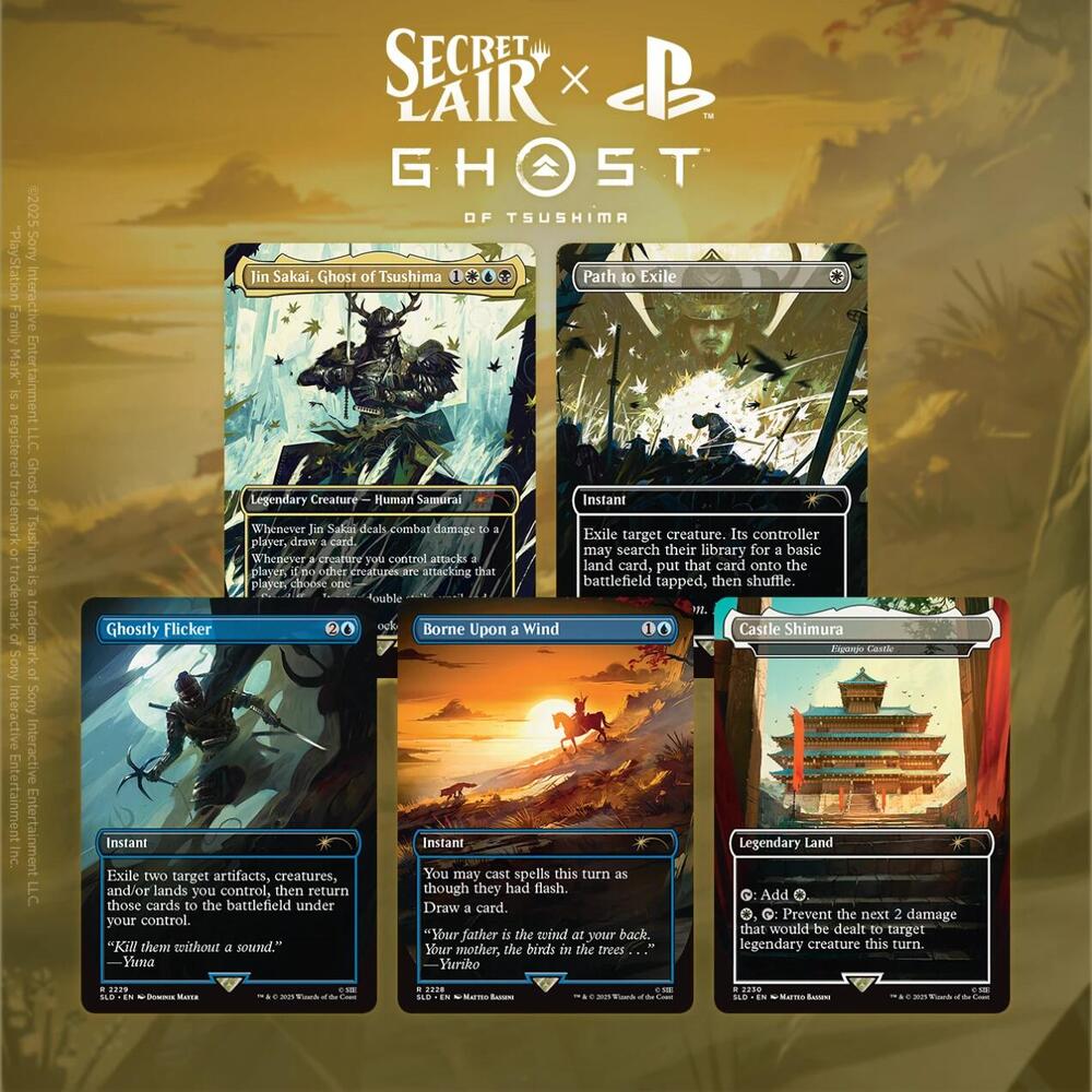 Magic The Gathering | Secret Lair x Ghost of Tsushima: Ghost of Tsushima | Non-foil - PokeBox USA