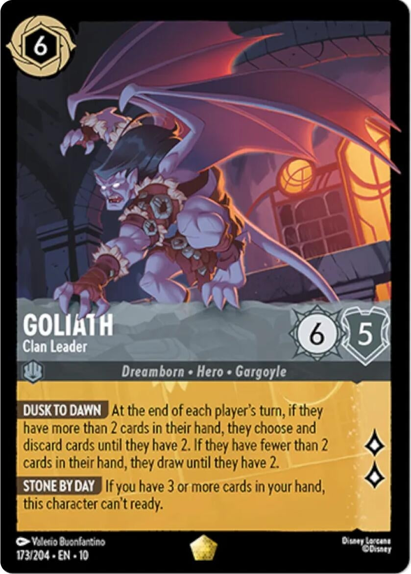 Image for Goliath - Clan Leader (173/204) (Whispers in the Well) (10) - Disney Lorcana