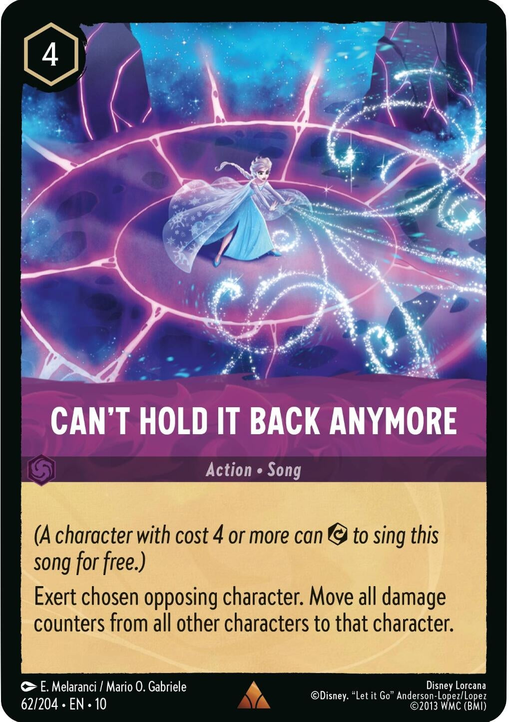 Image for Can't Hold It Back Anymore (62/204) (Whispers in the Well) (10) - Disney Lorcana