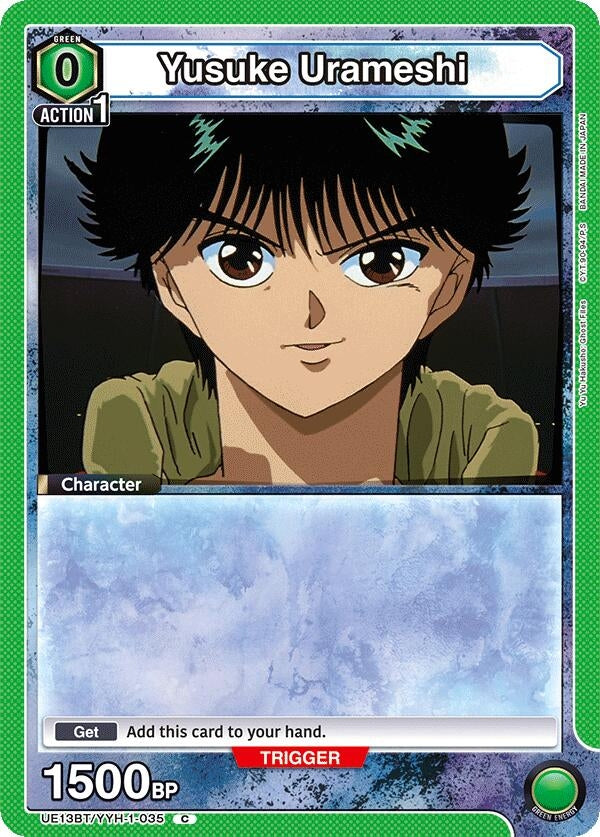 Image for Yusuke Urameshi (035) (UE13BT/YYH-1-035) (UE13BT: Yu Yu Hakusho: Ghost Files) (UE13BT) - Union Arena