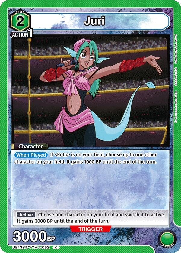 Image for Juri (UE13BT/YYH-1-052) (UE13BT: Yu Yu Hakusho: Ghost Files) (UE13BT) - Union Arena