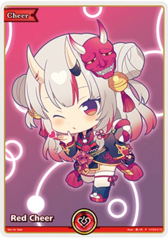 Image for Red Cheer - Nakiri Ayame (P) (hY03-010) (hololive OFFICIAL CARD GAME Promos) (hOCGP) - Hololive