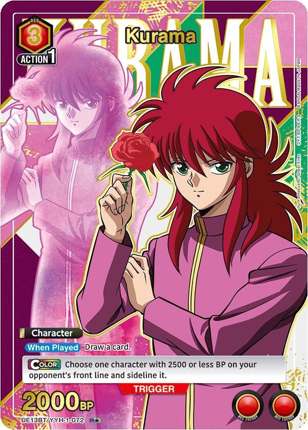 Image for Kurama (072) (R*) (UE13BT/YYH-1-072) (UE13BT: Yu Yu Hakusho: Ghost Files) (UE13BT) - Union Arena