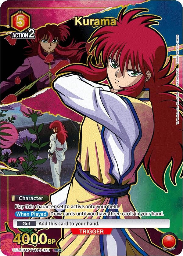 Image for Kurama (073) (SR*) (UE13BT/YYH-1-073) (UE13BT: Yu Yu Hakusho: Ghost Files) (UE13BT) - Union Arena