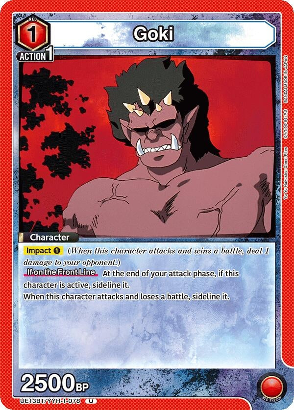 Image for Goki (078) (UE13BT/YYH-1-078) (UE13BT: Yu Yu Hakusho: Ghost Files) (UE13BT) - Union Arena