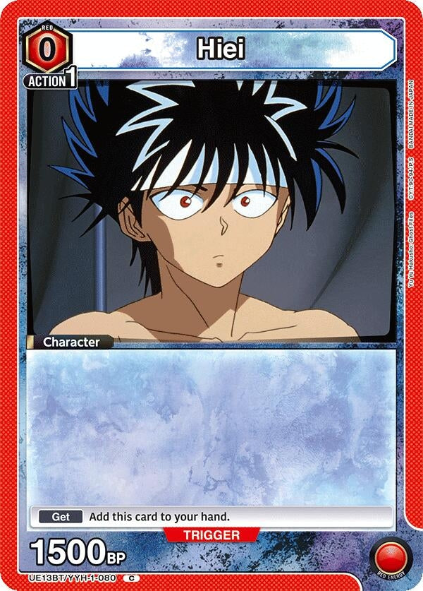 Image for Hiei (080) (UE13BT/YYH-1-080) (UE13BT: Yu Yu Hakusho: Ghost Files) (UE13BT) - Union Arena