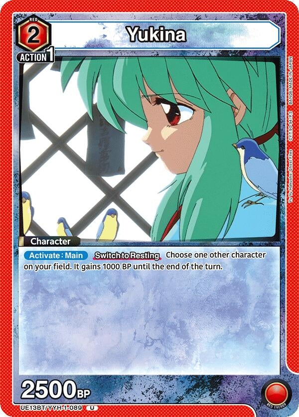 Image for Yukina (089) (UE13BT/YYH-1-089) (UE13BT: Yu Yu Hakusho: Ghost Files) (UE13BT) - Union Arena