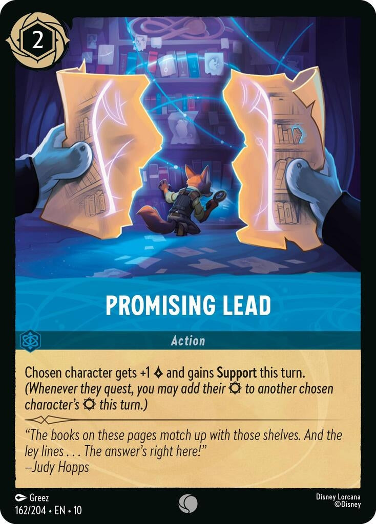 Image for Promising Lead (162/204) (Whispers in the Well) (10) - Disney Lorcana