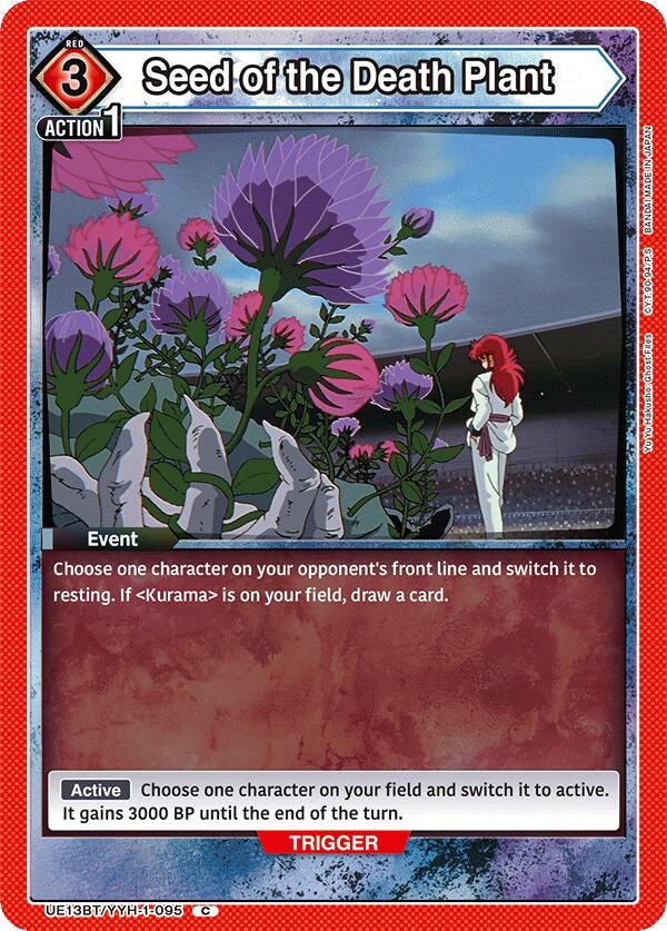 Image for Seed of the Death Plant (UE13BT/YYH-1-095) (UE13BT: Yu Yu Hakusho: Ghost Files) (UE13BT) - Union Arena