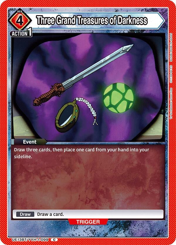Image for Three Grand Treasures of Darkness (UE13BT/YYH-1-099) (UE13BT: Yu Yu Hakusho: Ghost Files) (UE13BT) - Union Arena