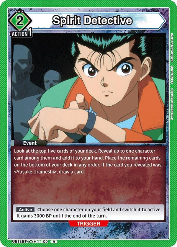 Image for Spirit Detective (UE13BT/YYH-1-109) (UE13BT: Yu Yu Hakusho: Ghost Files) (UE13BT) - Union Arena