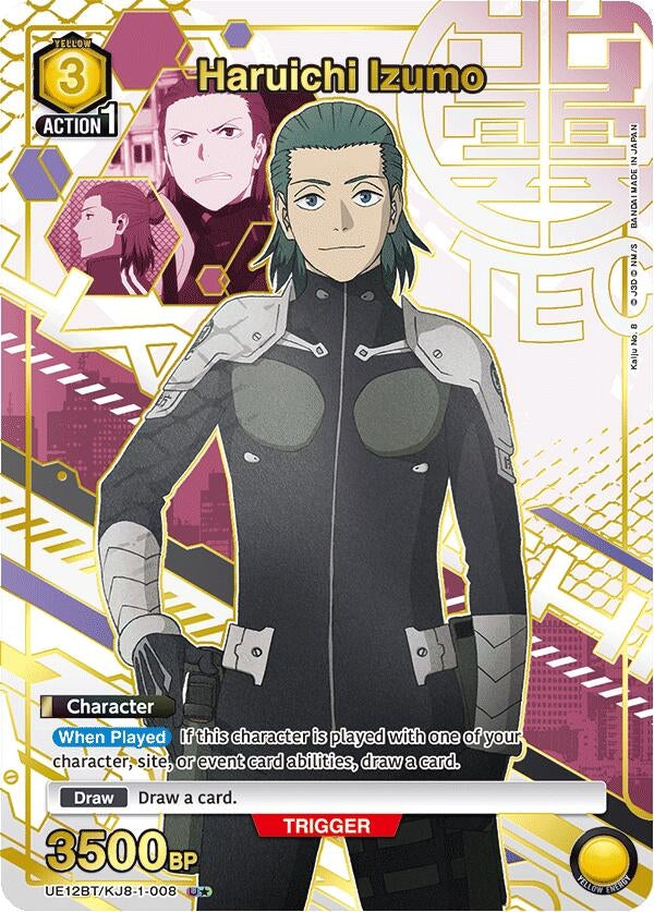 Image for Haruichi Izumo (008) (U*) (UE12BT/KJ8-1-008) (UE12BT: Kaiju No. 8) (UE12BT) - Union Arena
