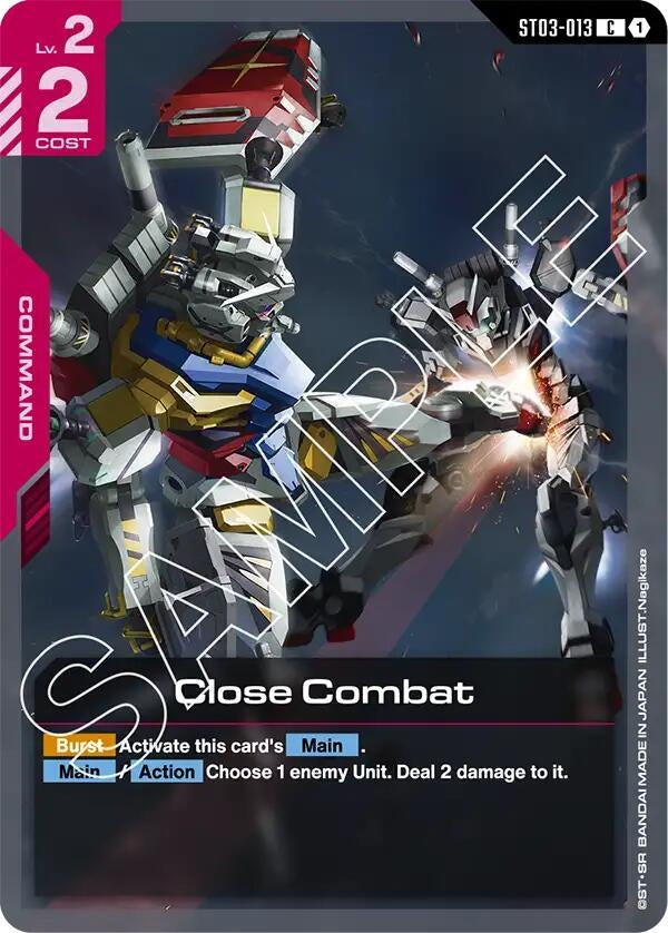 Image for Close Combat (ST03-013) (Starter Deck 06: Clan Unity) (ST06) - Gundam Card Game