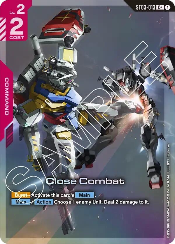 Image for Close Combat (C+) (ST03-013) (Starter Deck 06: Clan Unity) (ST06) - Gundam Card Game