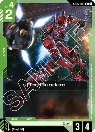 Image for Red Gundam (C) (ST06-006) (Starter Deck 06: Clan Unity) (ST06) - Gundam Card Game