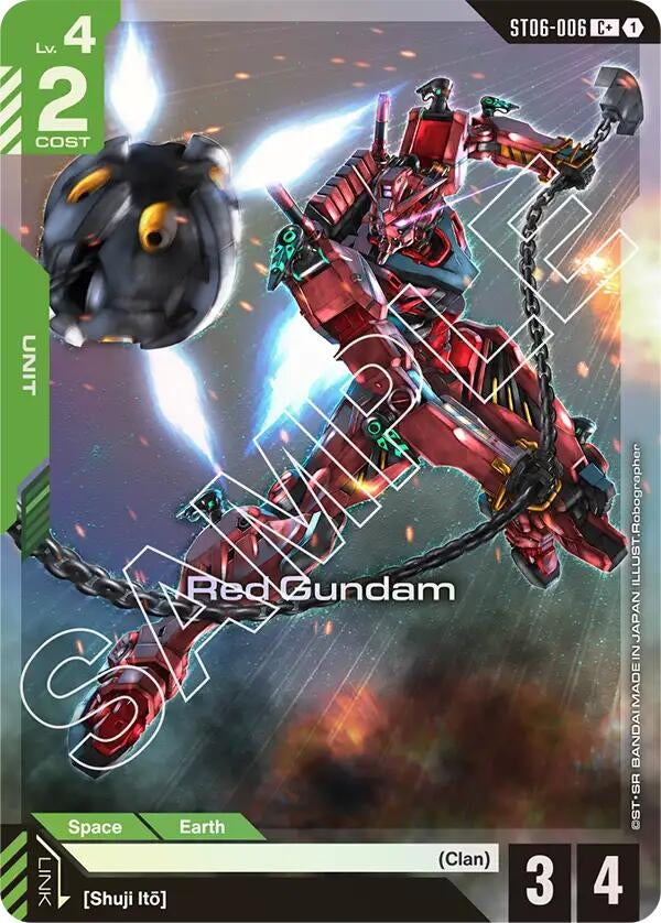 Image for Red Gundam (C+) (ST06-006) (Starter Deck 06: Clan Unity) (ST06) - Gundam Card Game