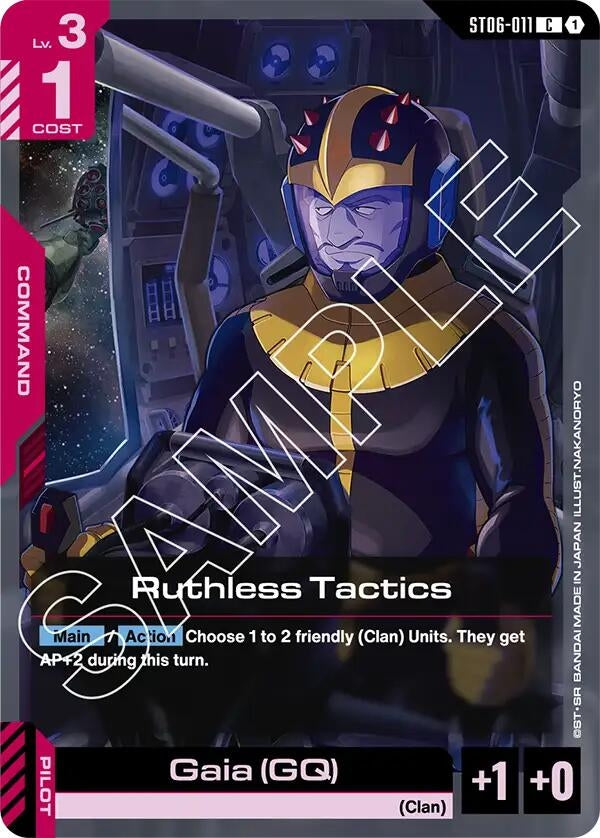 Image for Ruthless Tactics (ST06-011) (Starter Deck 06: Clan Unity) (ST06) - Gundam Card Game