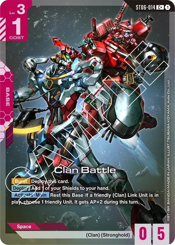 Image for Clan Battle (C+) (ST06-014) (Starter Deck 06: Clan Unity) (ST06) - Gundam Card Game