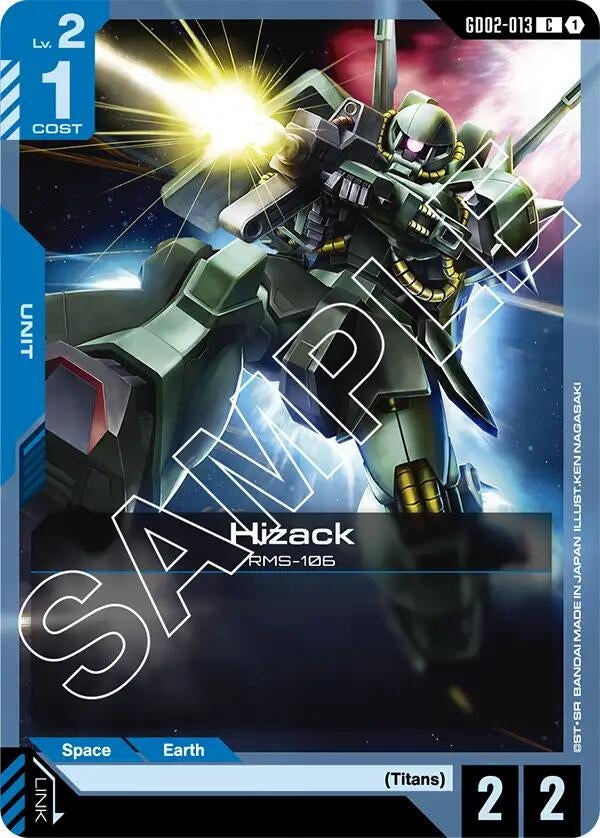 Image for Hizack (GD02-013) (Dual Impact) (GD02) - Gundam Card Game