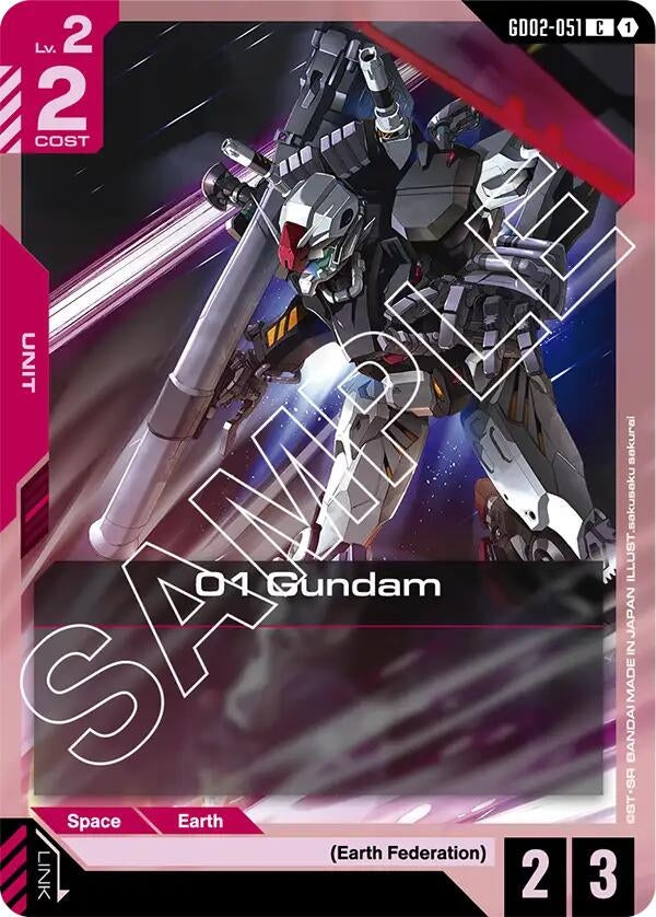 Image for 01 Gundam (GD02-051) (Dual Impact) (GD02) - Gundam Card Game