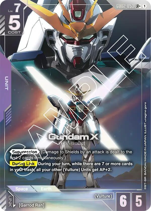 Image for Gundam X (LR+) (GD02-053) (Dual Impact) (GD02) - Gundam Card Game