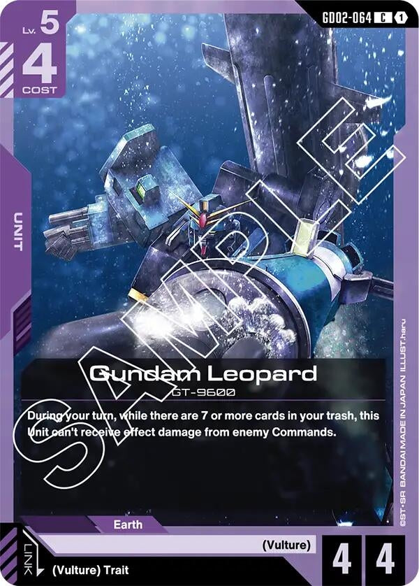 Image for Gundam Leopard (GD02-064) (GD02-064) (Dual Impact) (GD02) - Gundam Card Game